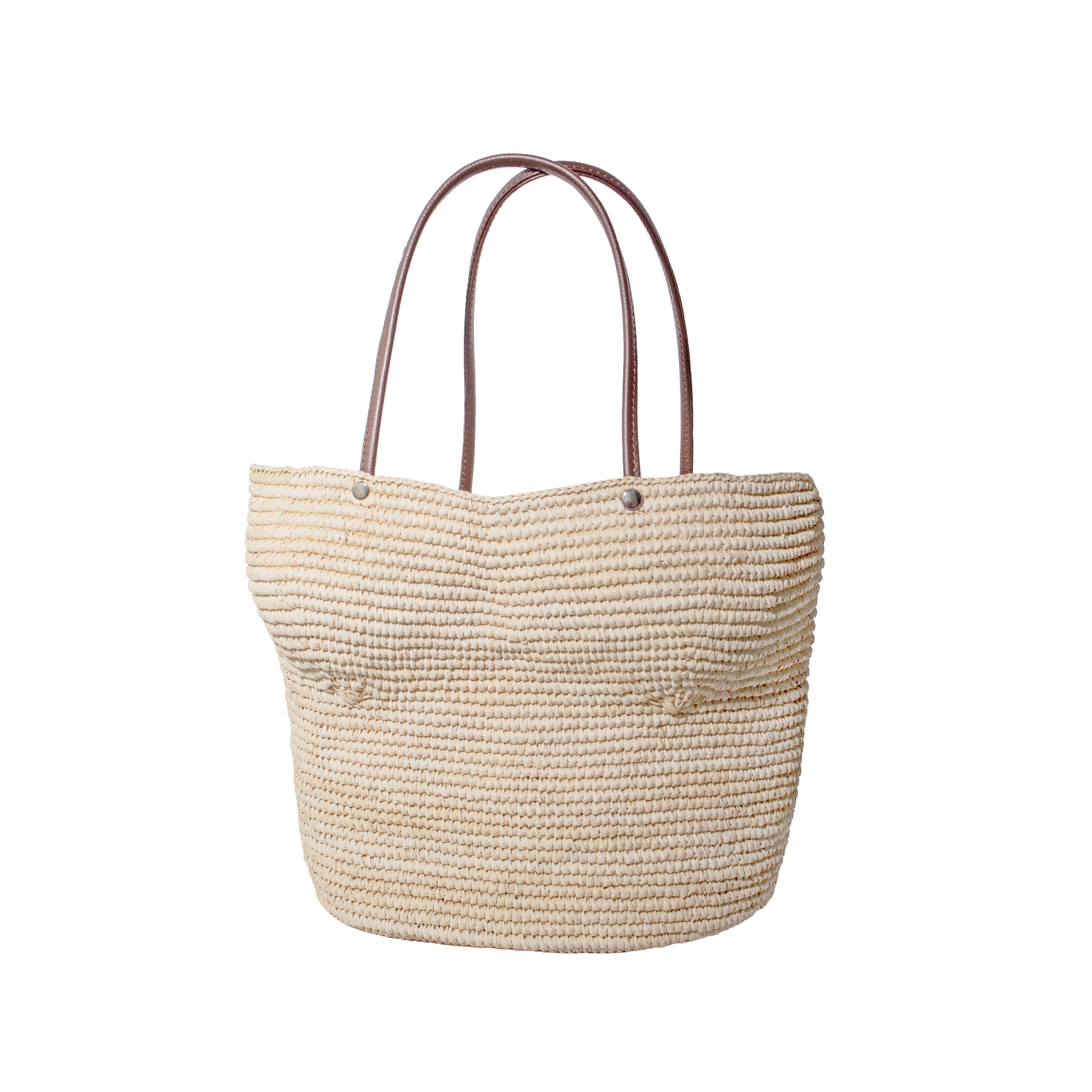 sac corset en paille