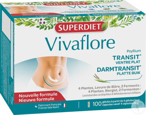 Super Diet Vivaflore Psyllium 100 Gélules