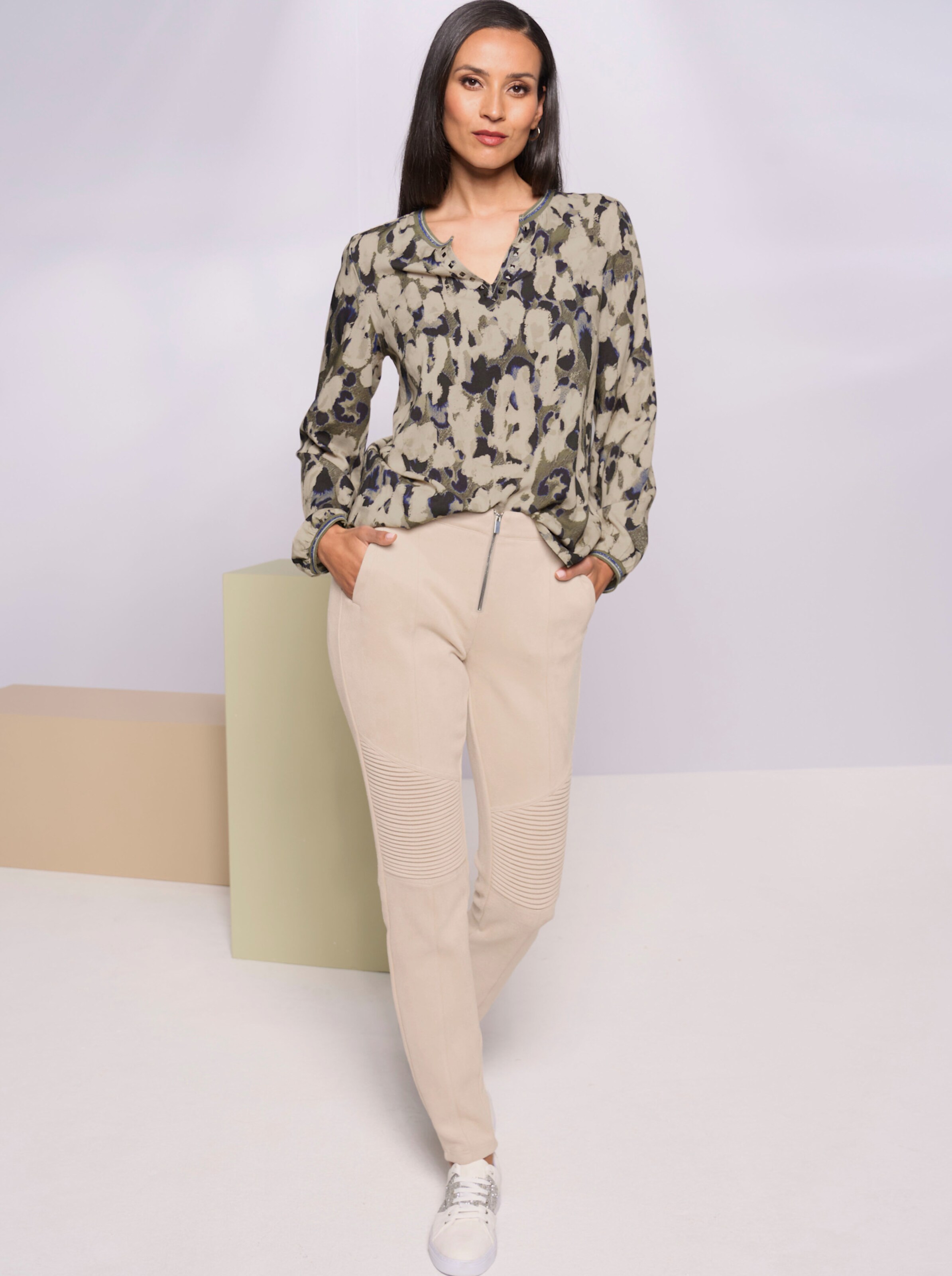 Druckbluse