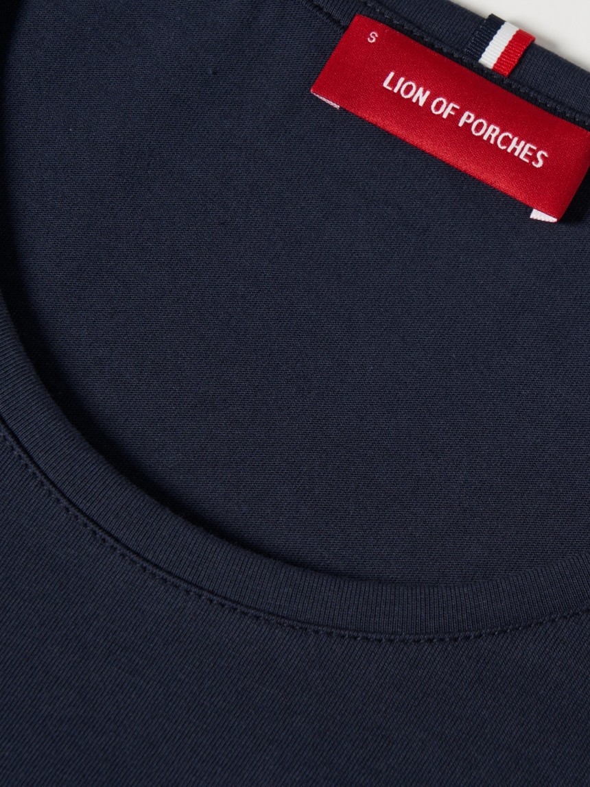 T-shirt básica de algodão