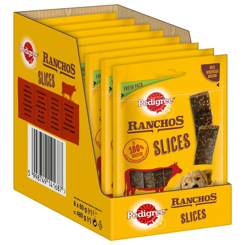 Pedigree Ranchos Slices 60 g
