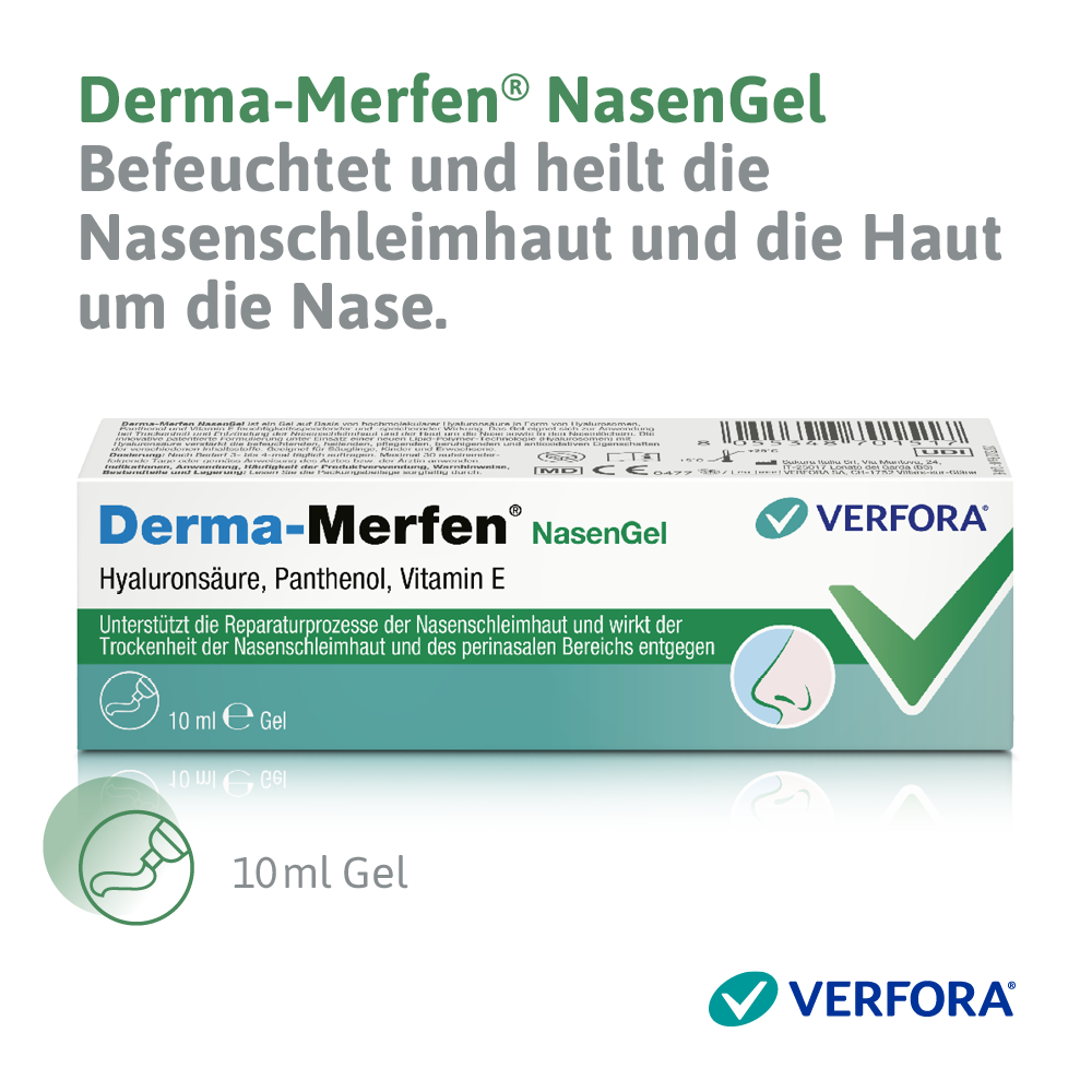 DERMA-MERFEN NasenGel<br>10 ml, Nasengel