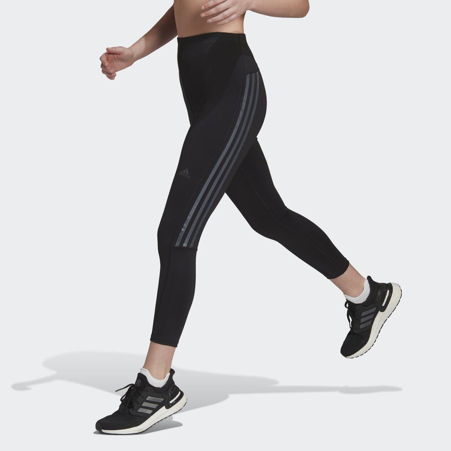adidas Collant Run Icons 3-Stripes - Noir Femme
