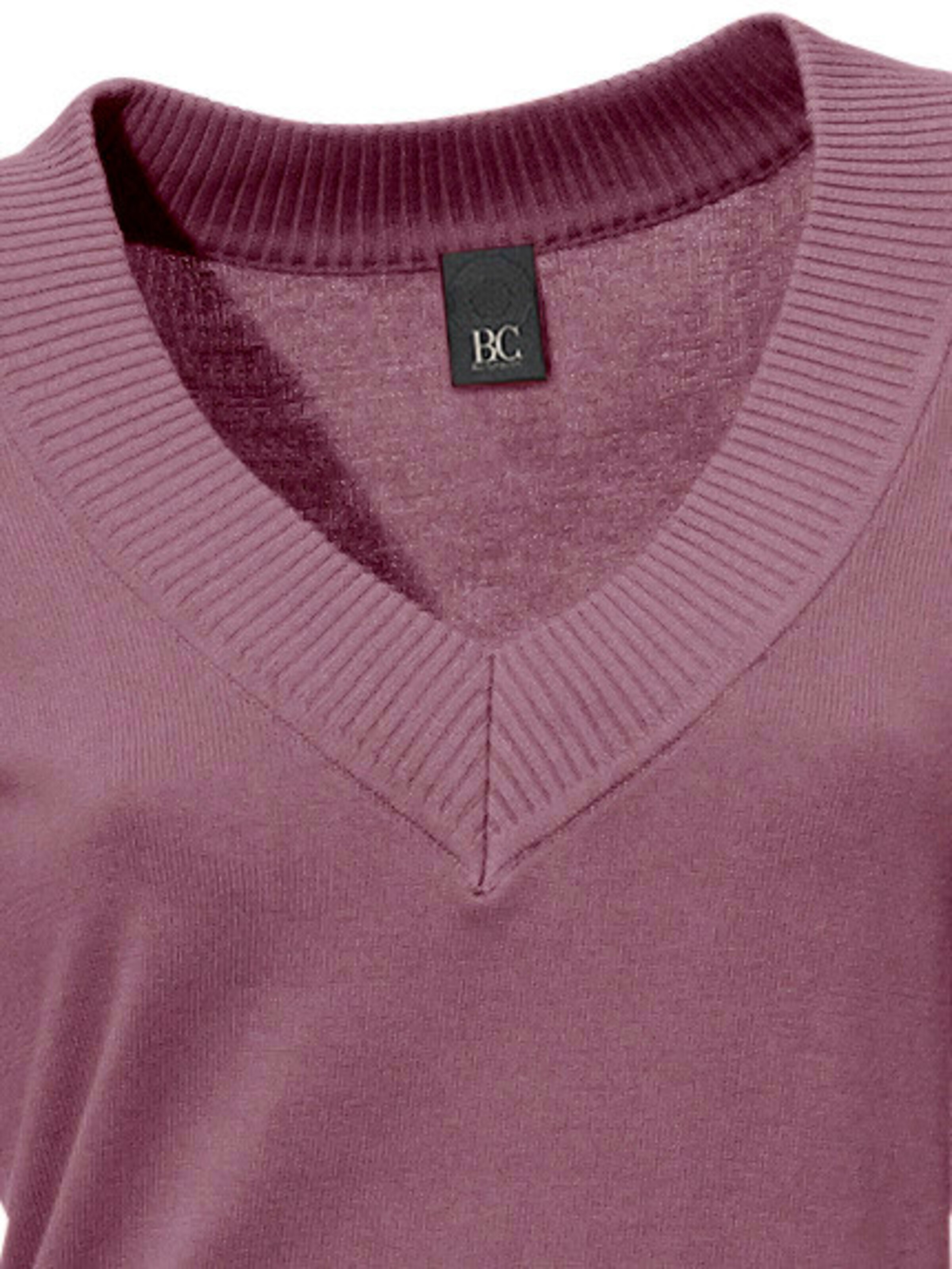 heine V-Pullover in mauve