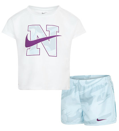 Nike Shortss?t - Shorts/T-shirt - Glacier Blue