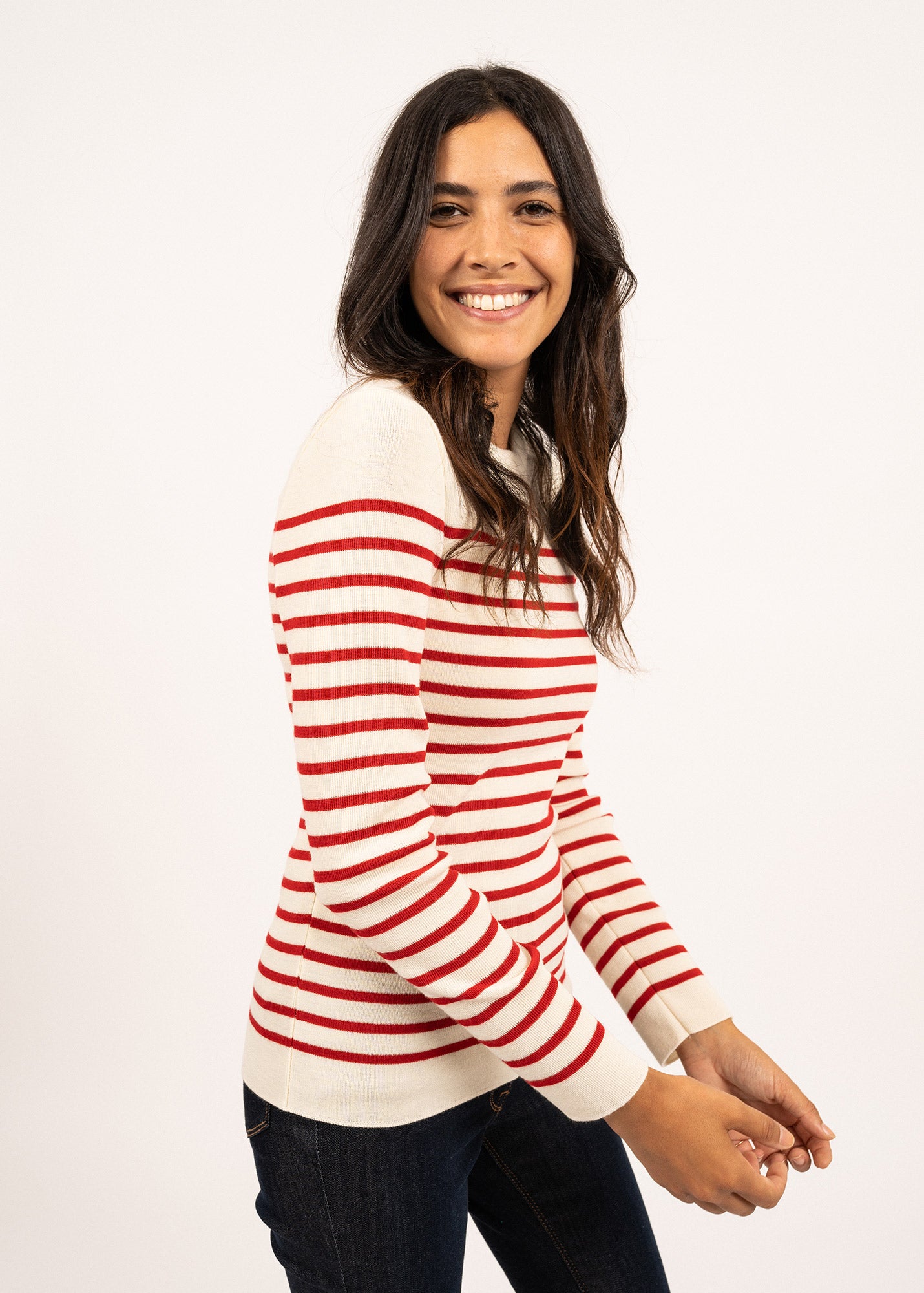 Pull marin rayé Marée