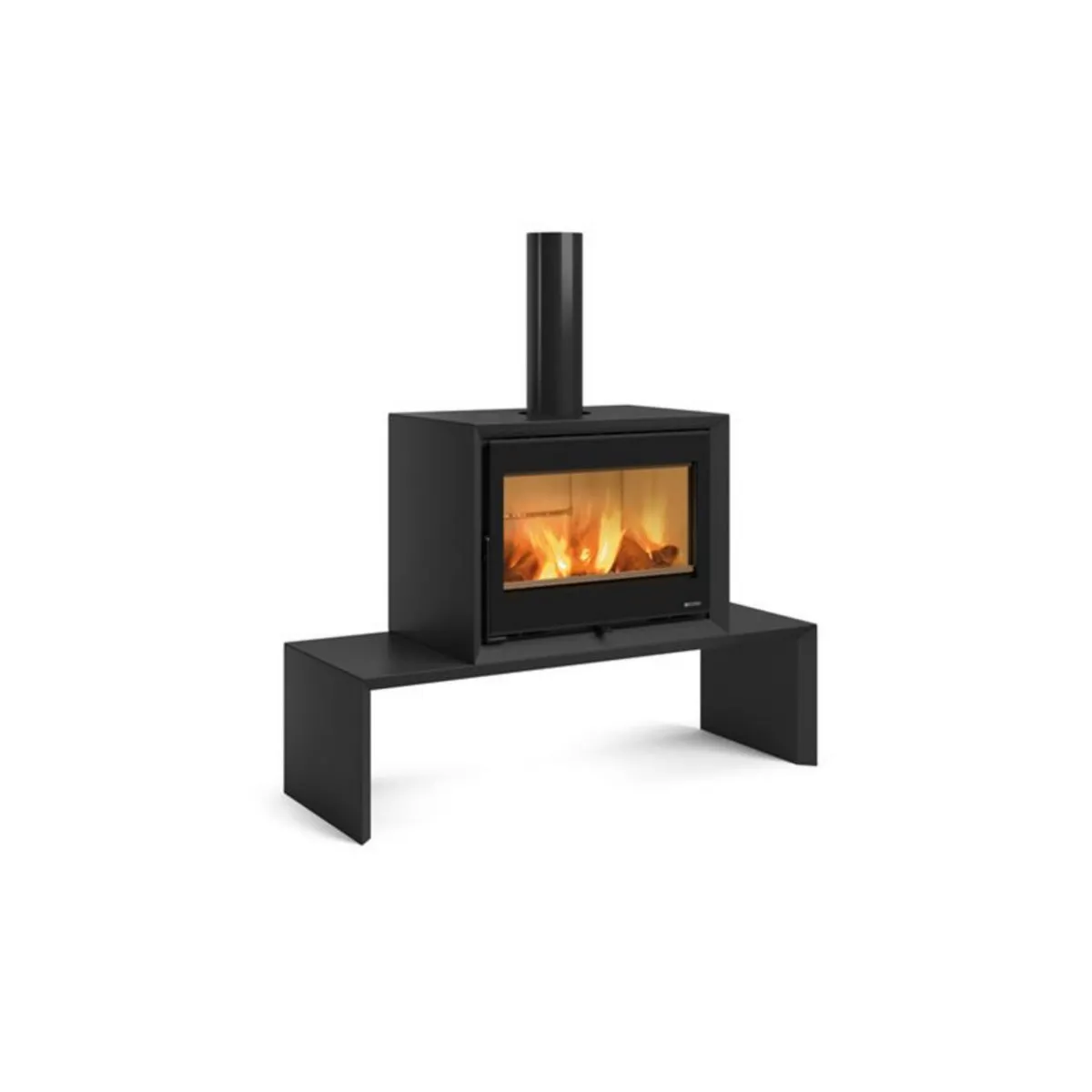 Nordica Banc pour poêle à bois Dante - Noir