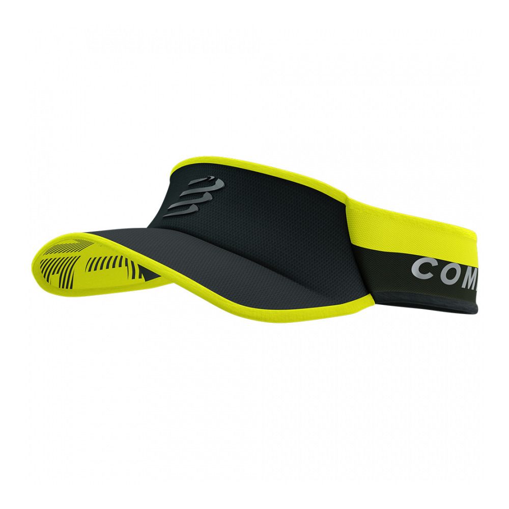 Compressport ULTRALIGHT FLASH - Visière black/fluo yellow