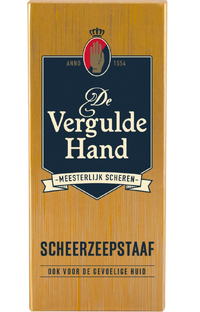 Vergulde Hand Scheerzeepstaaf 75GR