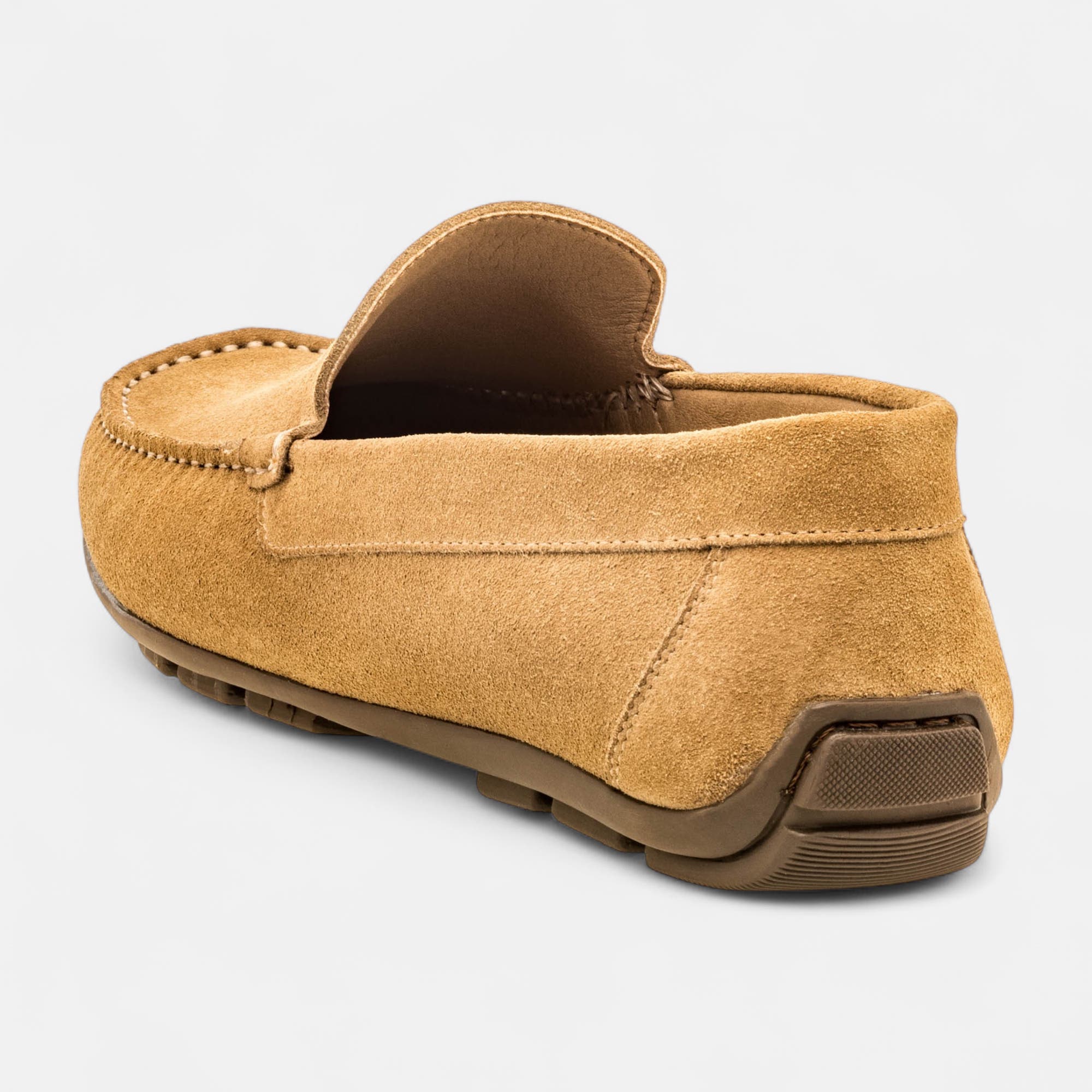 Mocassins Homme en cuir beige