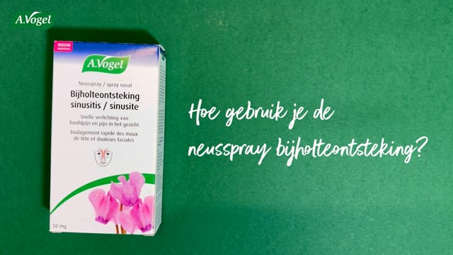 A.Vogel Neusspray Bijholteontsteking/Sinusitis 50MG