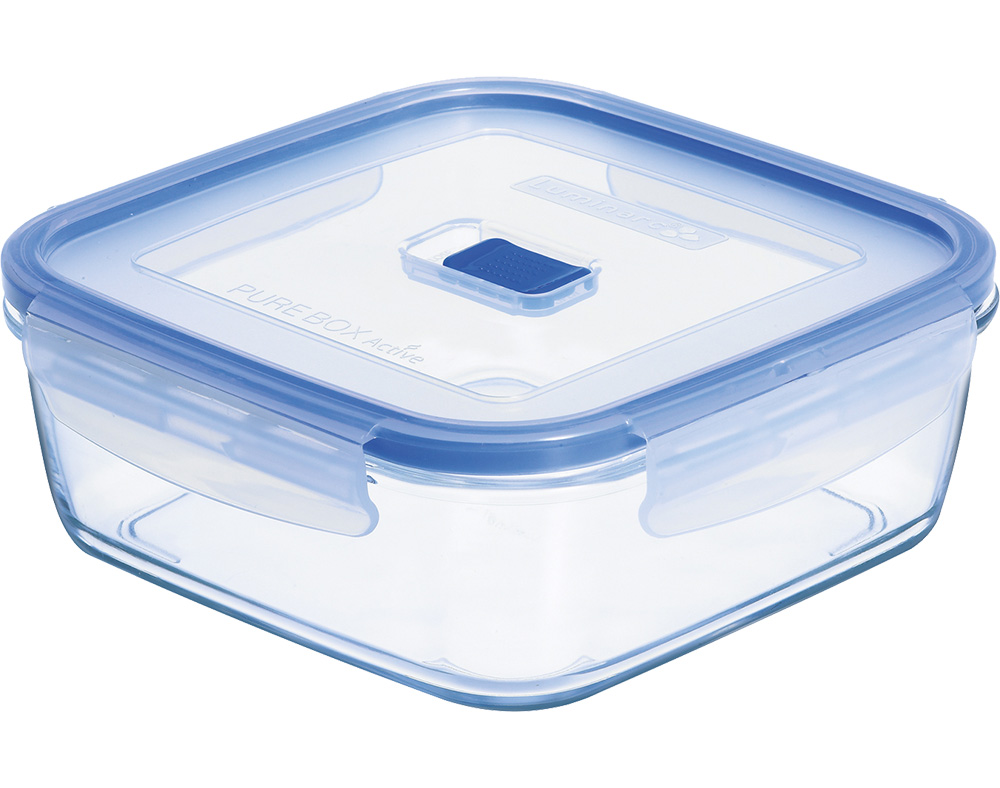 CAIXA QUADRADA HERMÉTICA PURE BOX ACTIVE LUMINARC 16X16CM