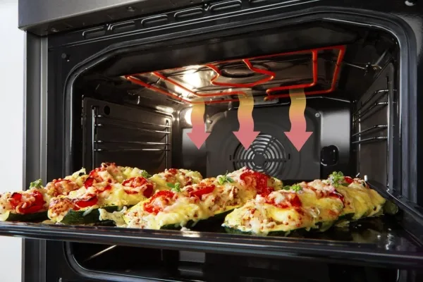 Gorenje Advanced GEIT5C60BPG - Komfur - fritstående - bredde: 50 cm - dybde: 59.4 cm - højde: 85 cm - med selv-rengøring - sort