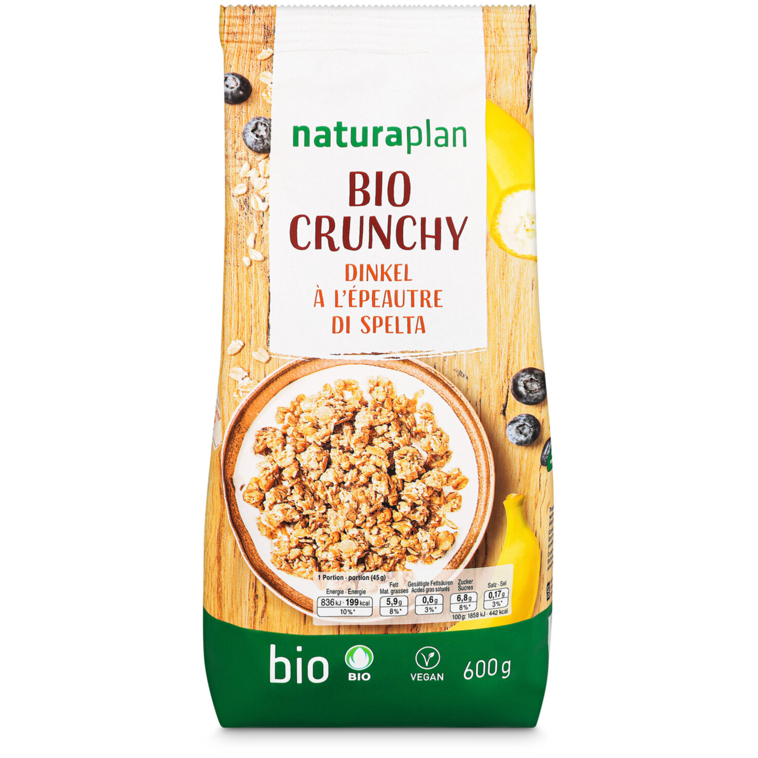 Naturaplan Bio Crunchy Dinkel 600G