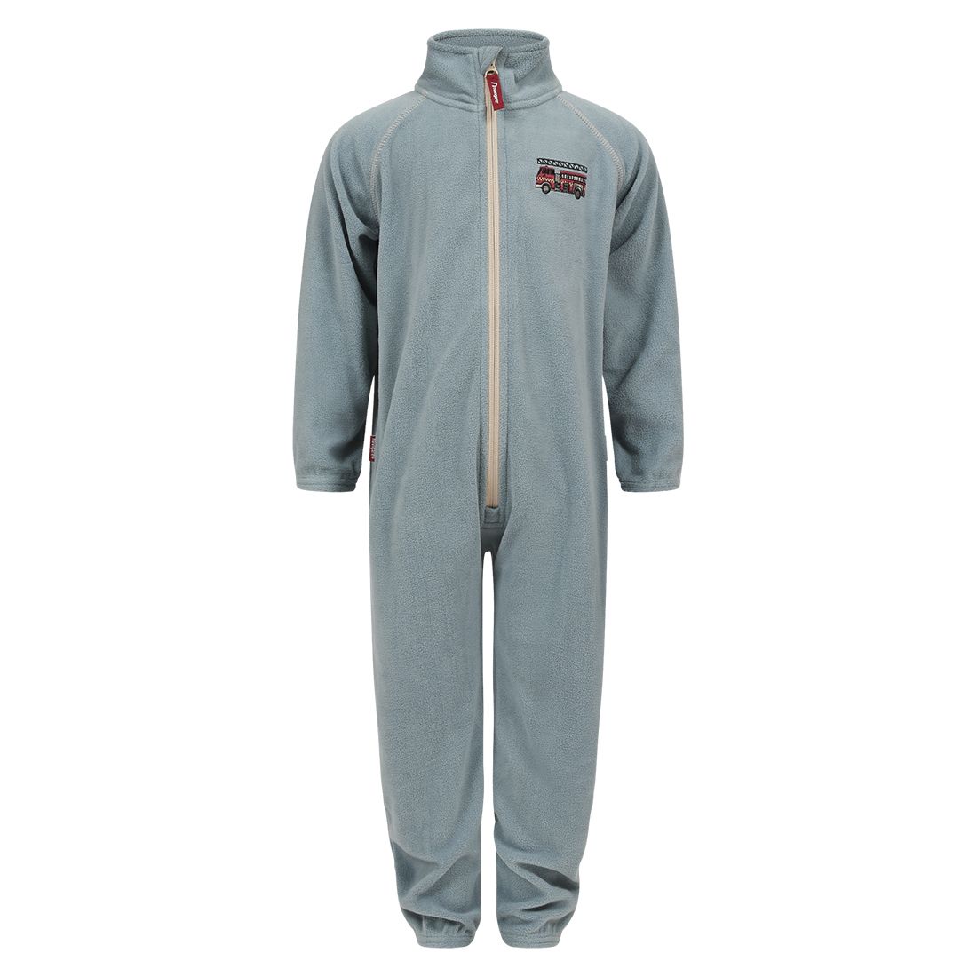 Fleecedress med broderi