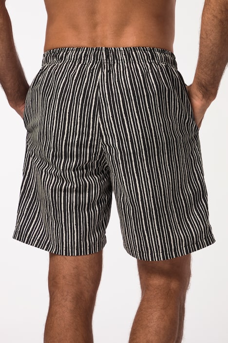JAY-PI Badeshorts, Beachwear, Elastikbund, Streifen, bis 8 XL