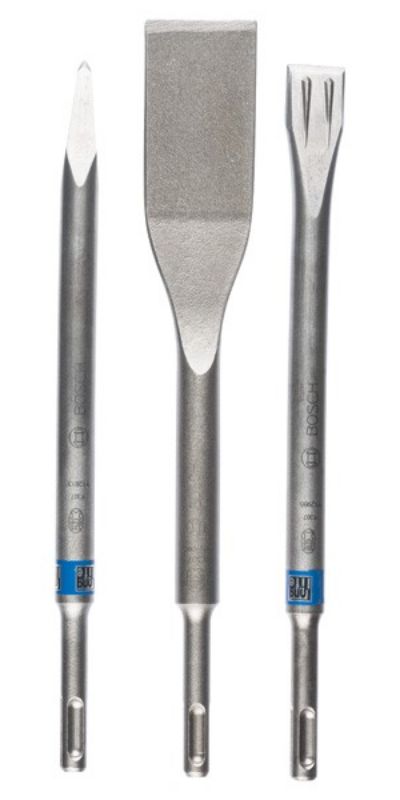 Bosch 2607019159 3-delige beitelset, SDS plus 0/20/40 mm