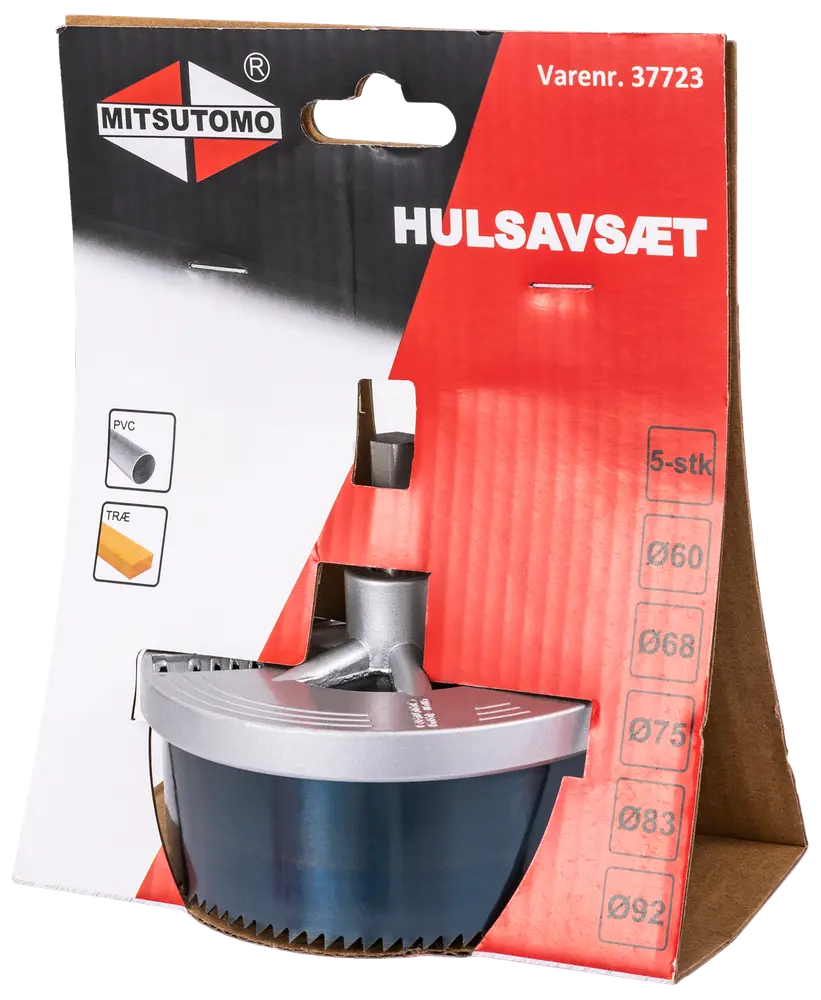 Mitsutomo Hulsave bimetal Ø60-92 mm - 5 dele