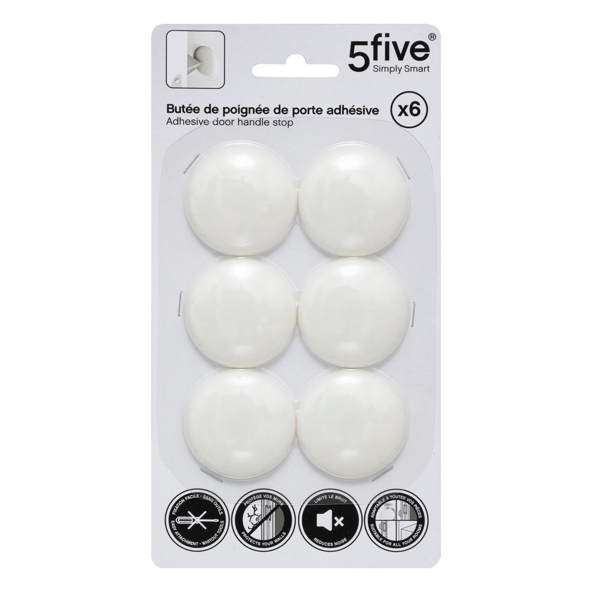 LOT 6 BUTEES POIGNEE DE PORTE BLANC
