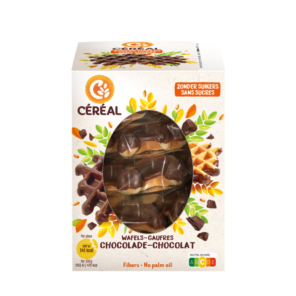 3x Céréal Wafels Chocolade5 stuks