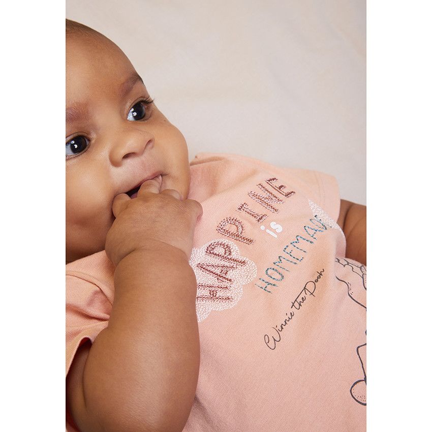 Ensemble t-shirt + bermuda imprimé Winnie Disney pour bébé garçon - Multicolore