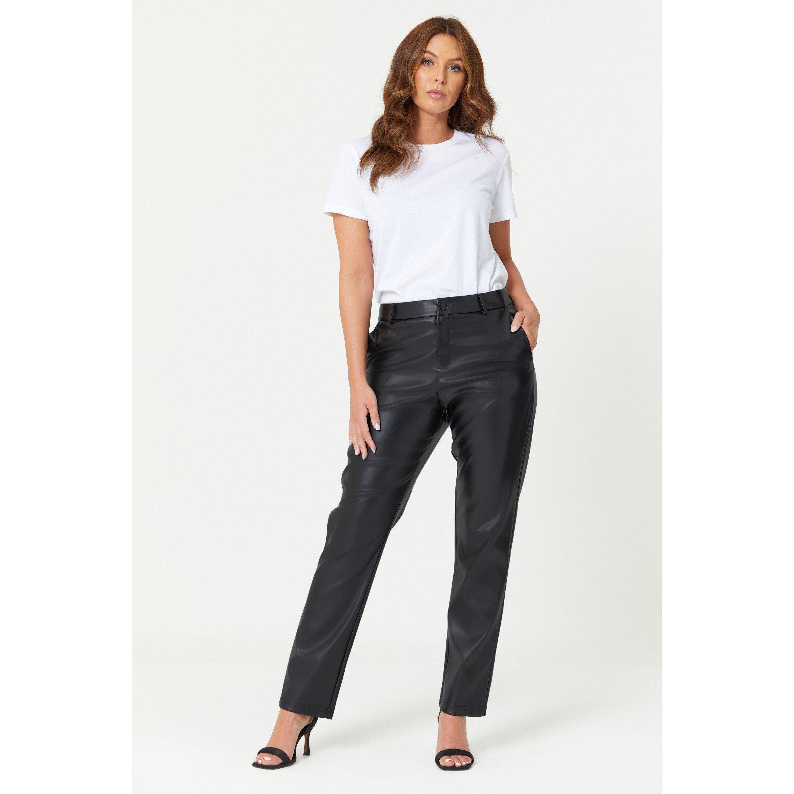 Be You Ladies PU Trousers