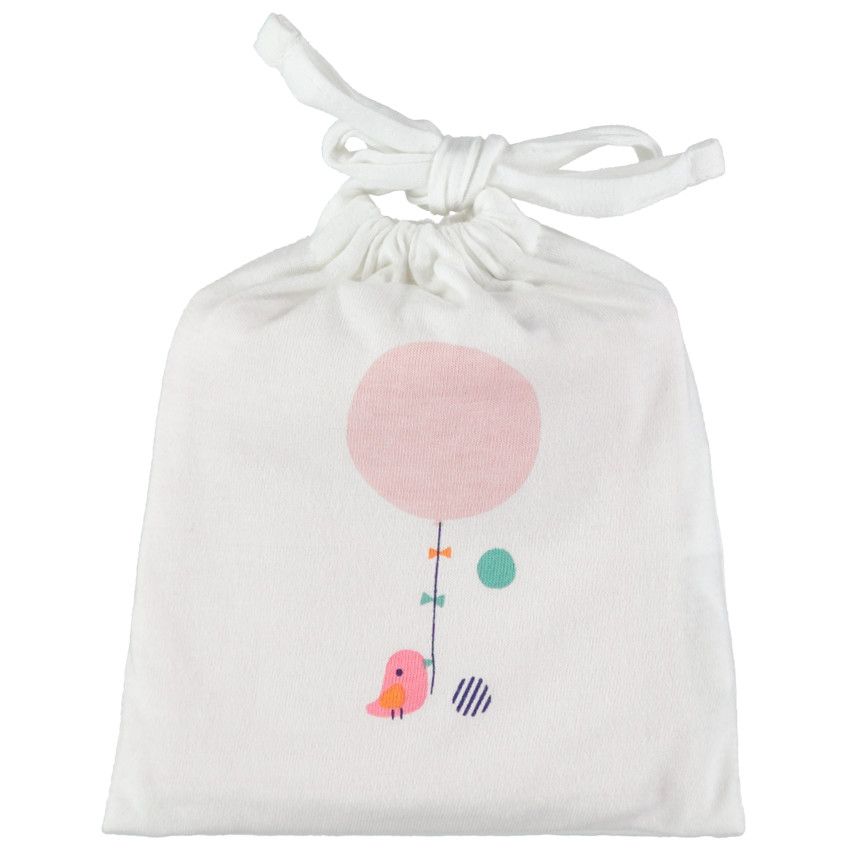 Set de 6 lingettes lavables - Rose