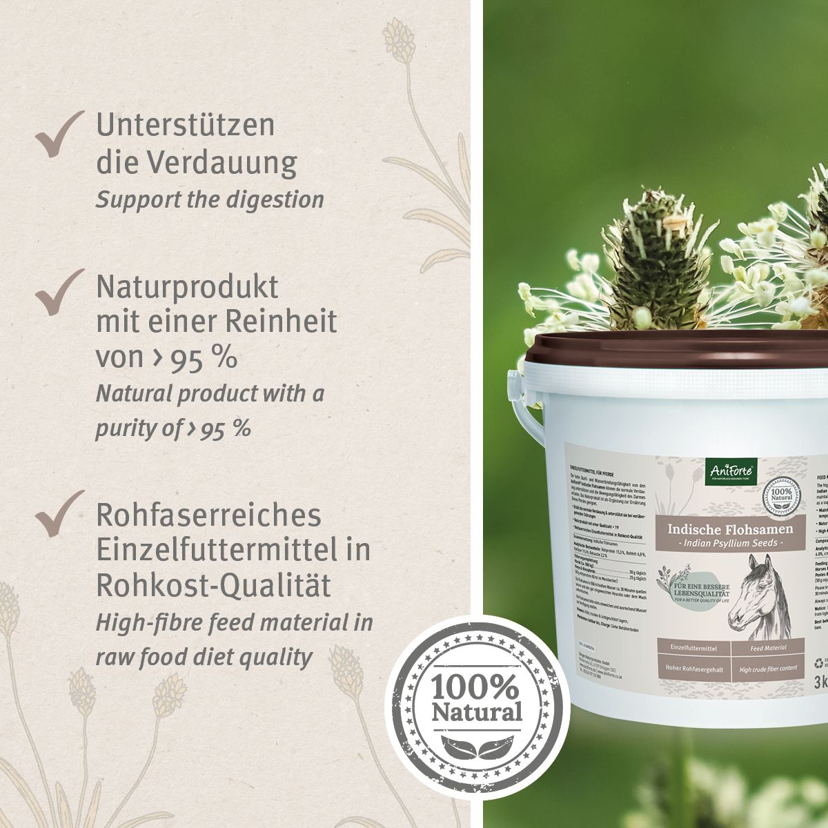 AniForte Flohsamen für Pferde