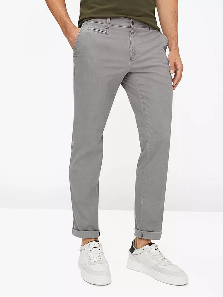 BRAX Chino Slim Fit FABIO-IN grau