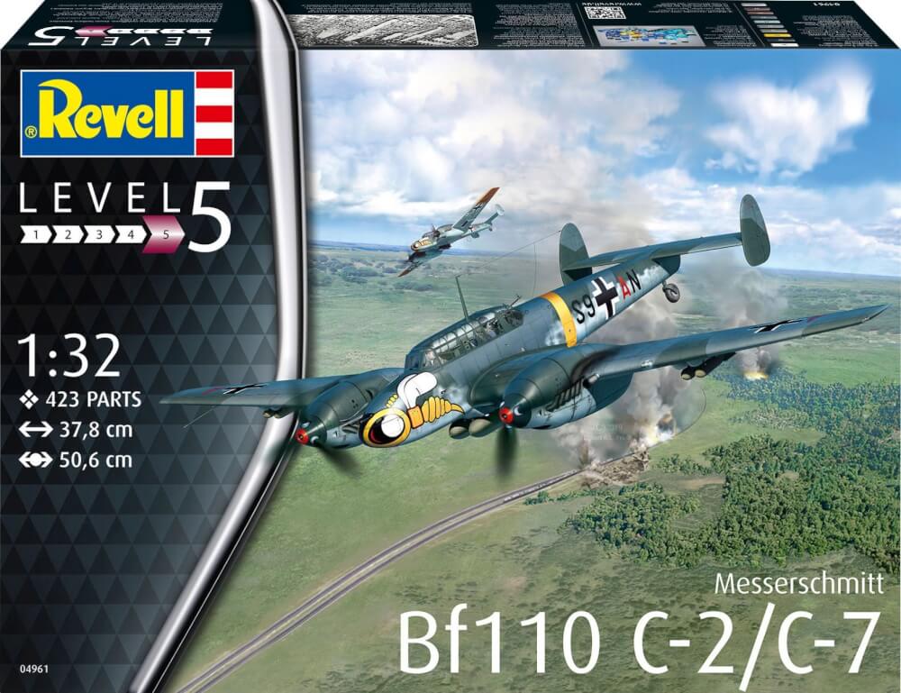 Messerschmitt Bf110 C-2/C-7, Revell Modellbausatz