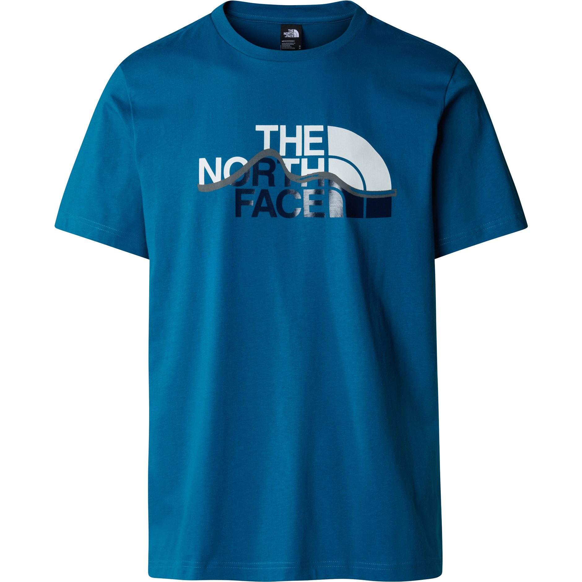 The North Face® Mountain Line T-Shirt Herren adriatic blue