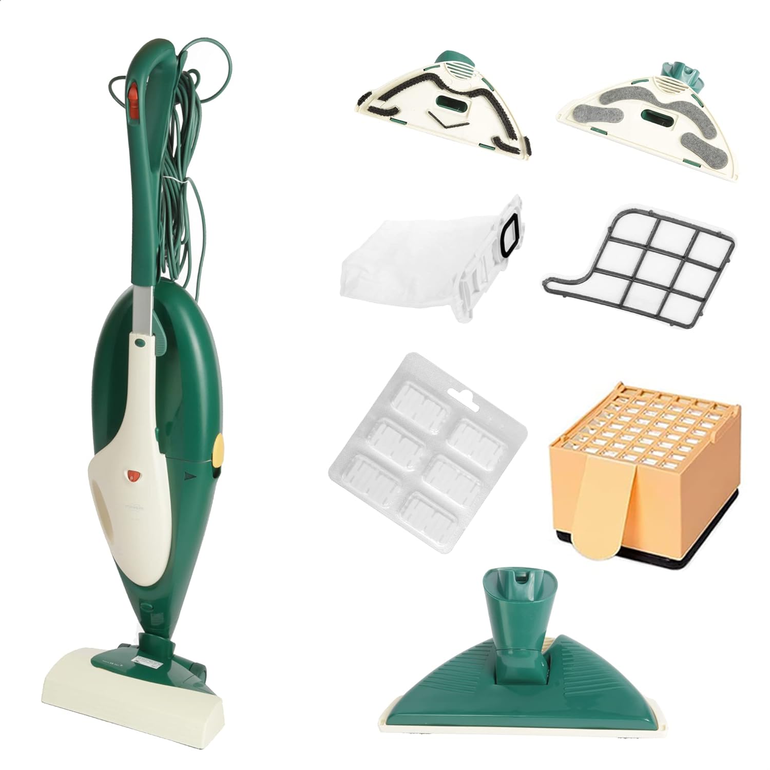 Premium Staubsauger Vorwerk Kobold 135 - Inkl. Elektrobürste EB 351 und Hartbodendüse Filterset - Garantierte Bestleistung beim Saugen! (Generalüberholt)