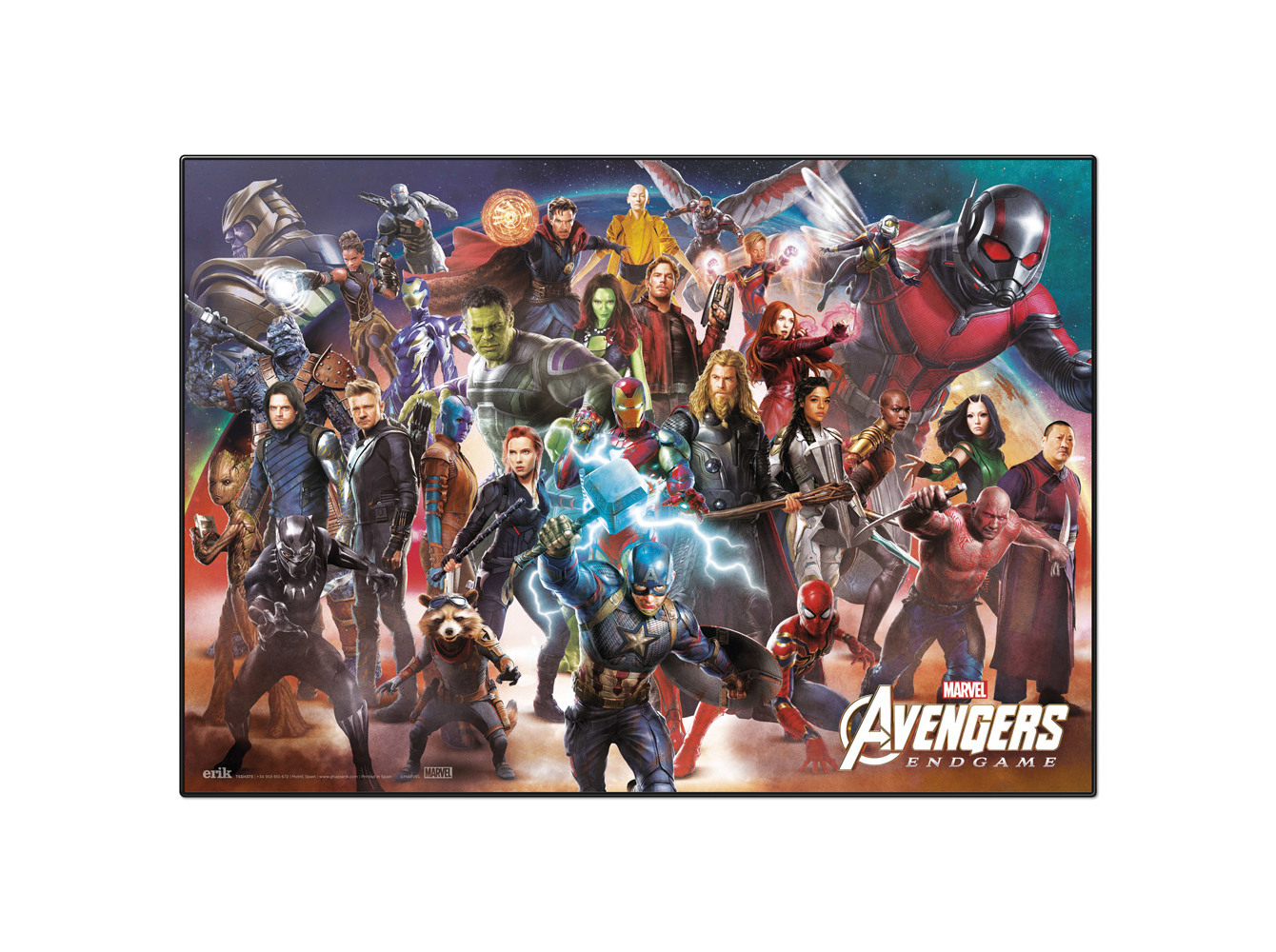 BASE SECRETÁRIA VINGADORES PLASTIFICADA 35X50CM