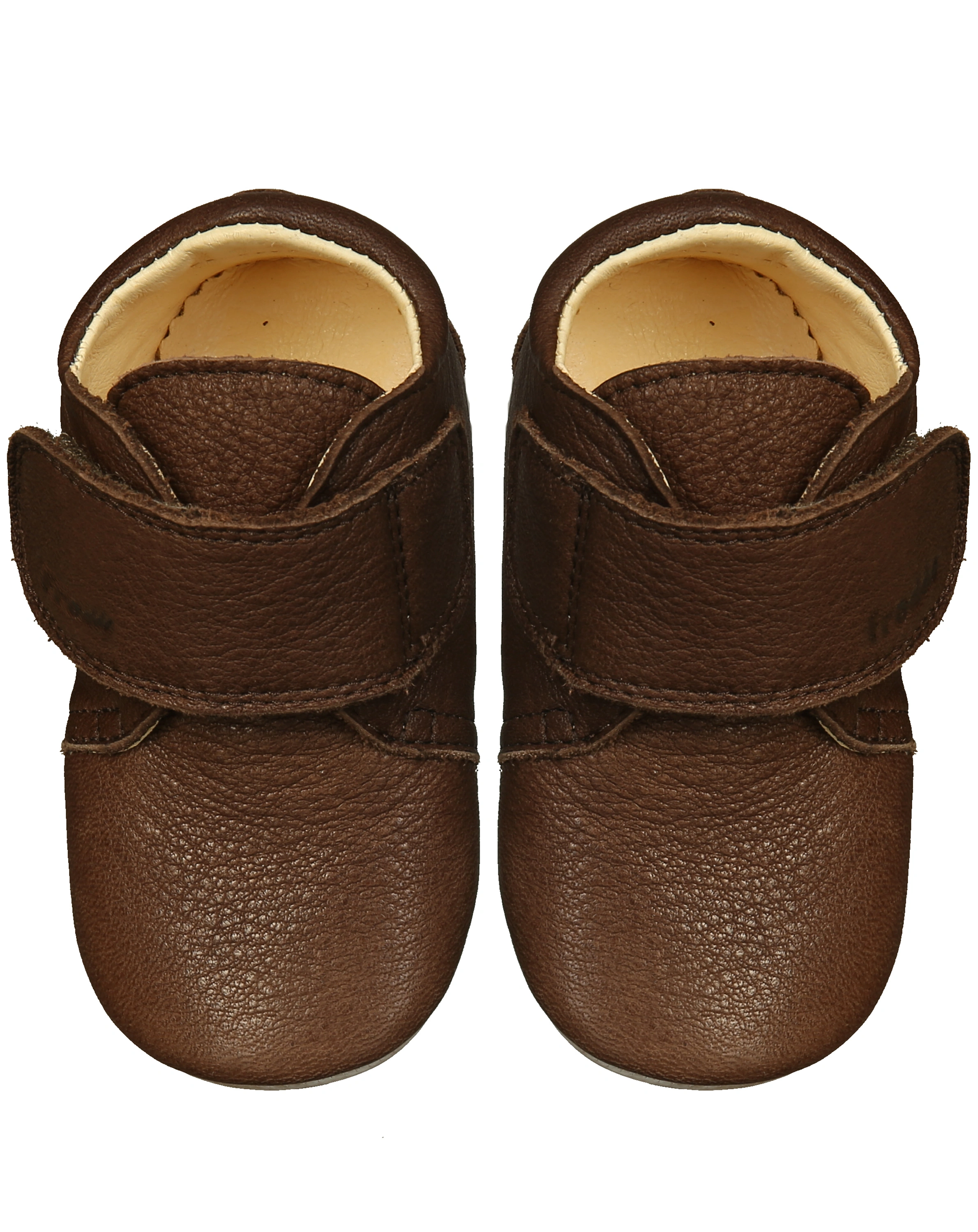 Leder-Krabbelschuhe PREWALKERS in dunkelbraun