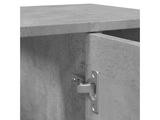 Armoire de salle de bain Gris béton 60x32x53,5 cm Aggloméré