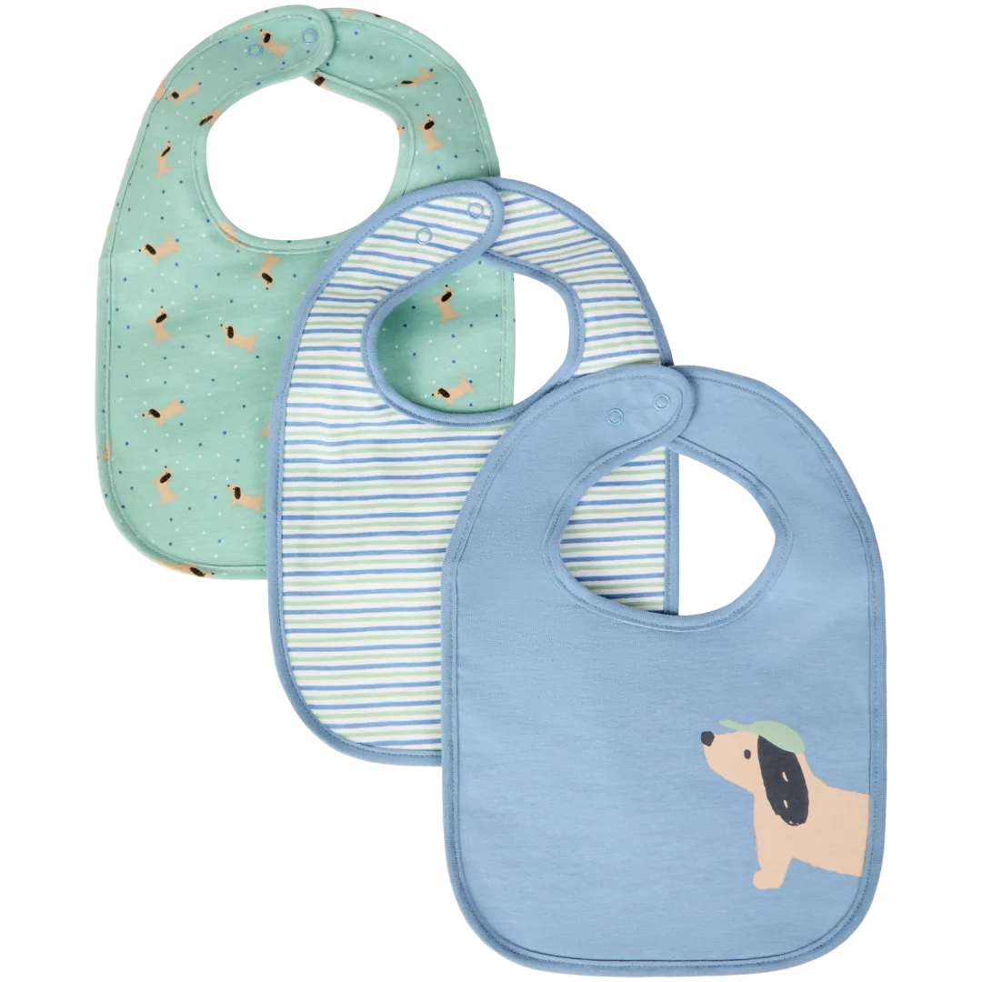 Hoodadoo babyslabbetjes 3 stuks | diverse dessins