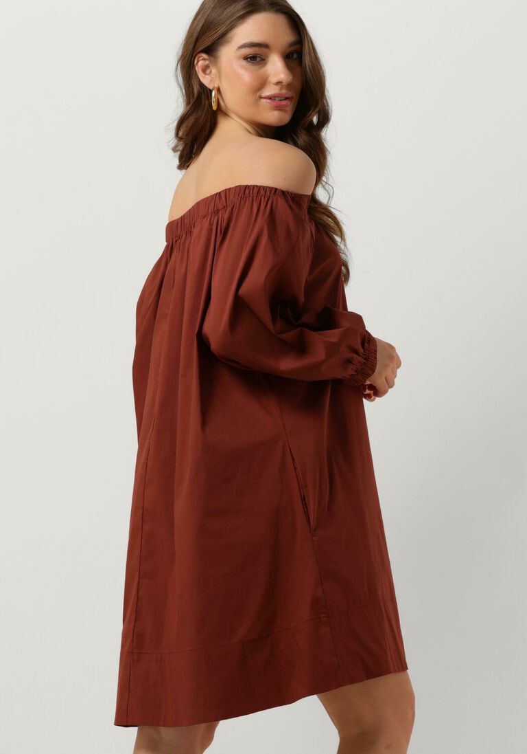 SEMICOUTURE bordeaux semicouture mini jurk s4sk26 dress