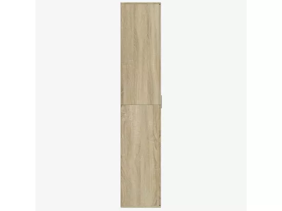 Buffet haut chêne sonoma 80x35x180 cm bois d'ingénierie