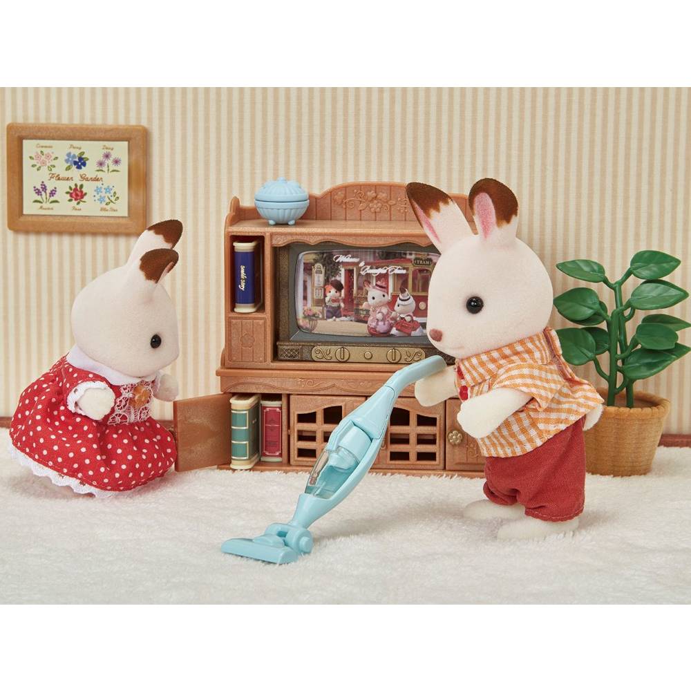 Sylvanian Families wasmachine en stofzuiger 5445