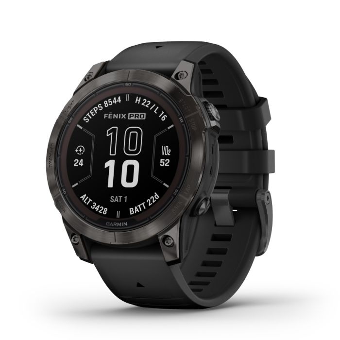 Garmin Unisex Ure fēnix® 7 Pro Sapphire Solar Grå