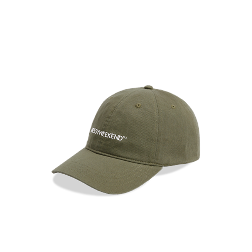 MessyWeekend Cap, Army, One Size