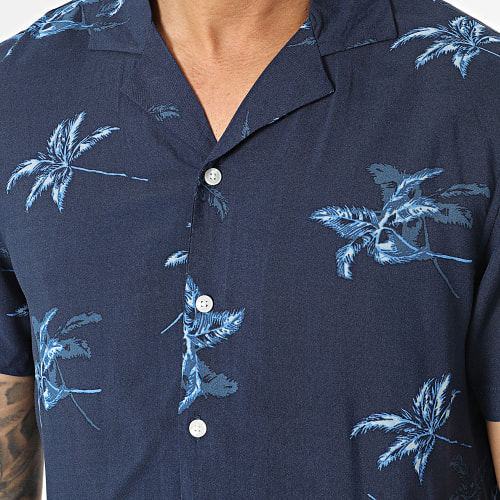 Chemise Manches Courtes 20716117 Bleu Marine Floral