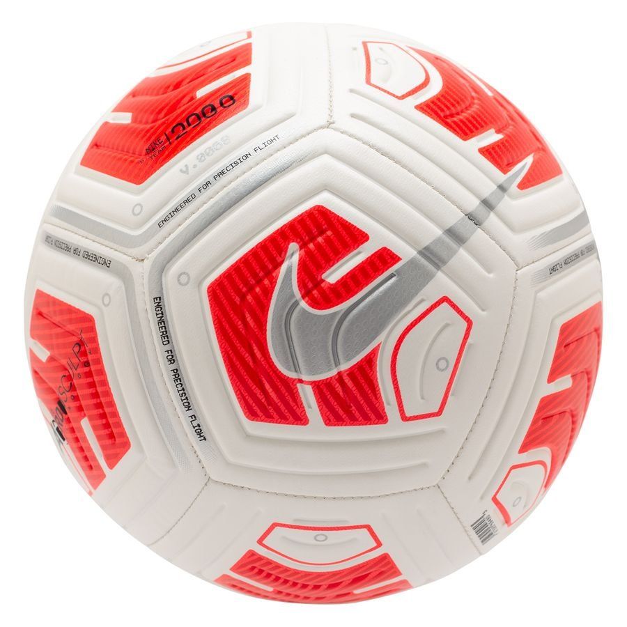 Nike Ballon Strike Team 290G - Blanc/Rouge/Argenté