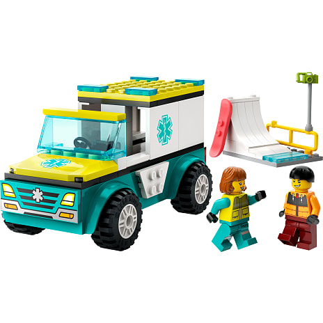 LEGO City Ambulance og snowboarder 60403