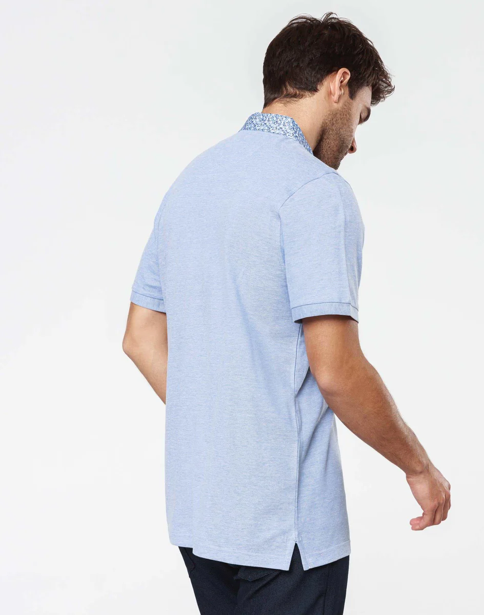 Polo bleu ciel
