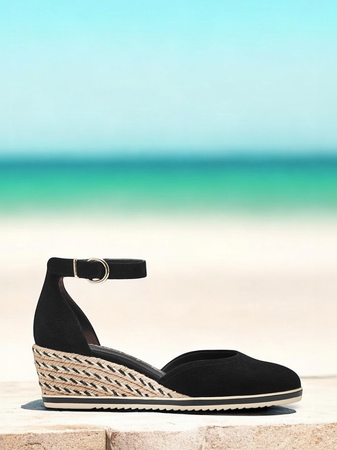 Tamaris Black Espadrillos