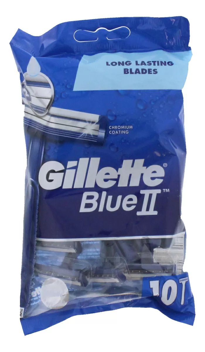 Gillette Blue II Engangsskrabere- 10 stk.