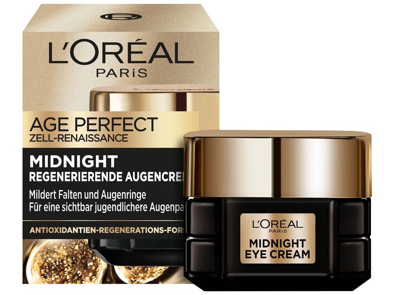 L'Oréal Paris Augencrème Renaissance 15 ml Regenerierende Augencreme sorgt für sichtbar jugendlichere, wachere Augen