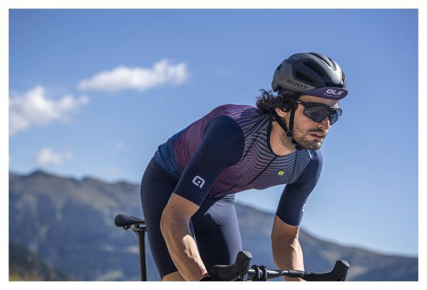 Maillot Manches Courtes Alé Onda Bleu
