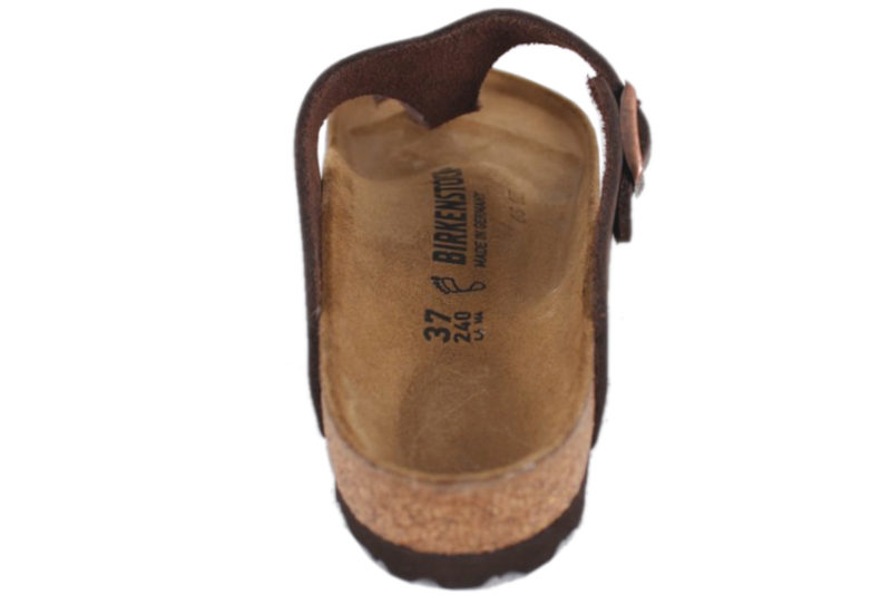 BIRKENSTOCK GIZEH BRUNT OLIERET SKIND